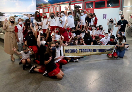 Capitão Jack Sparrow participa do início das atividades educativas do Museu de Zoologia da Unesc