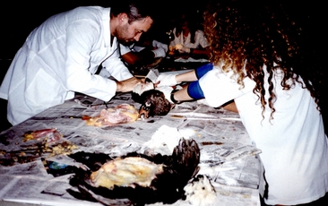 Contribuição do médico veterinário Danilo Nadal, nas práticas de taxidermia no Curso de Ciências (1996).